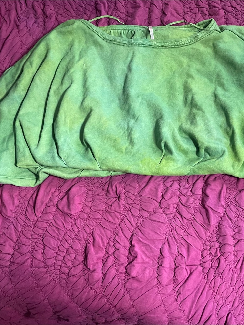 Xhilaration Lime Green Cropped Top